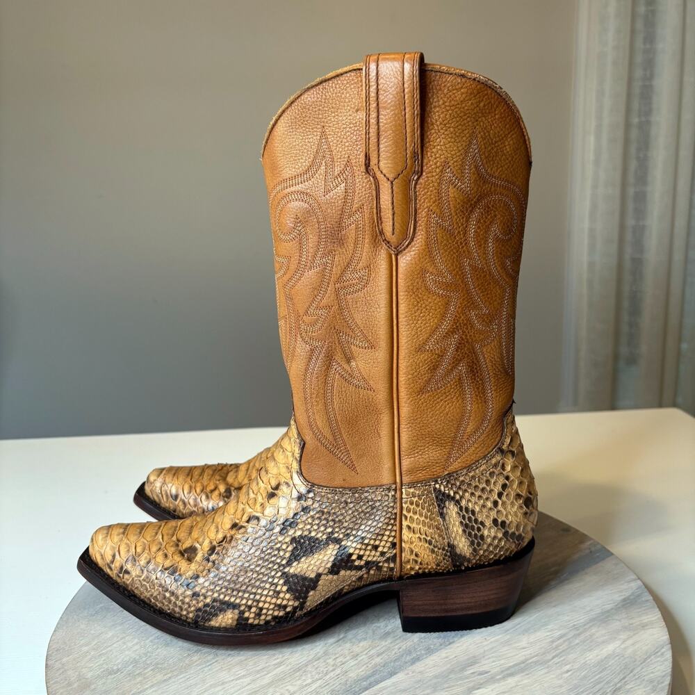 Freebird By Steven Marshall Python Snakeskin Leat… - image 2